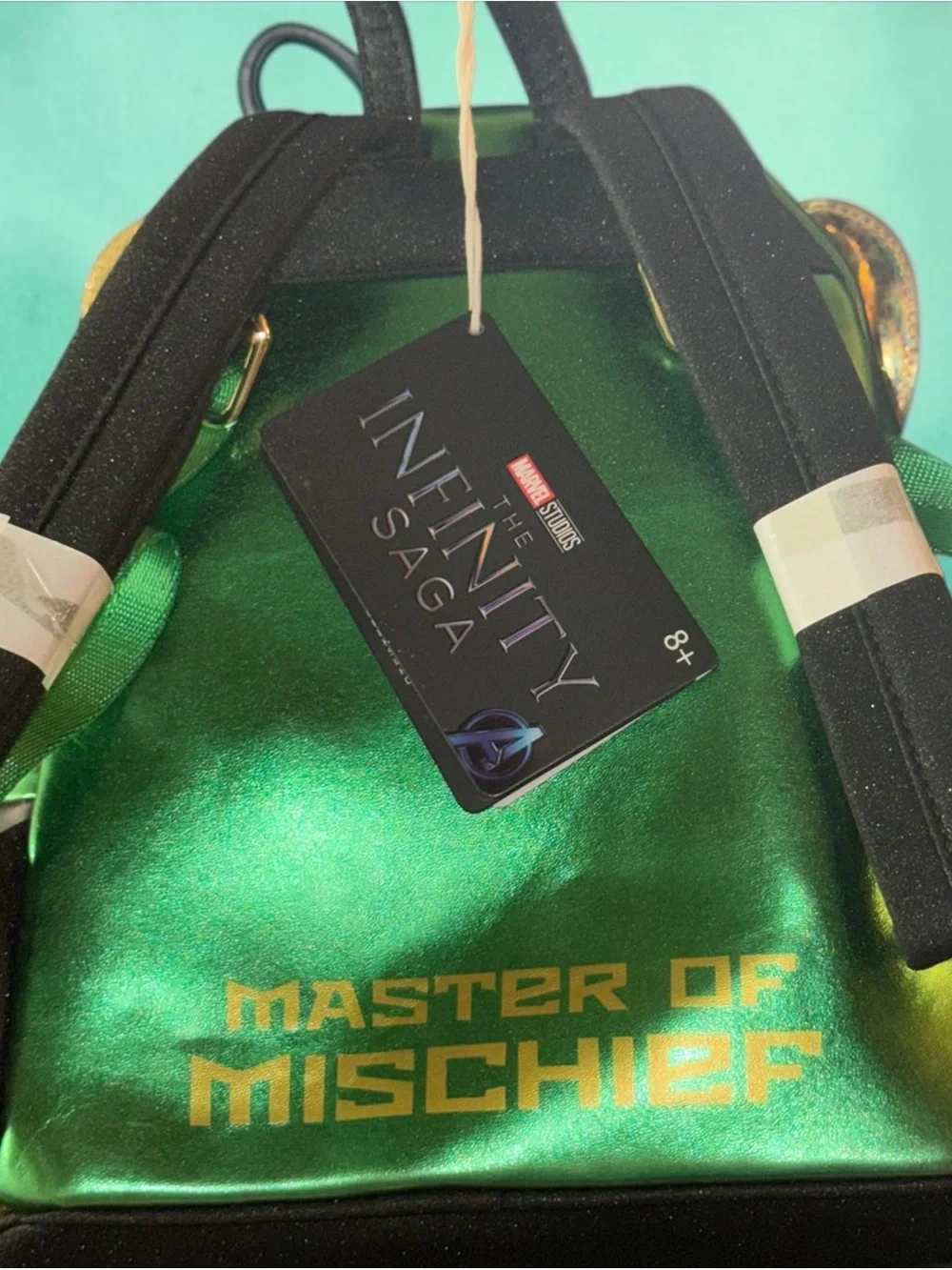 Loungefly Marvel Shine Loki Master of Mischief Mini Backpack